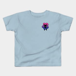 Proud Bi Rainbow Sheep Kids T-Shirt